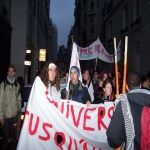 Manifestation de chmeurs et prcaires  Paris le 6 dcembre 2003 photo n37 